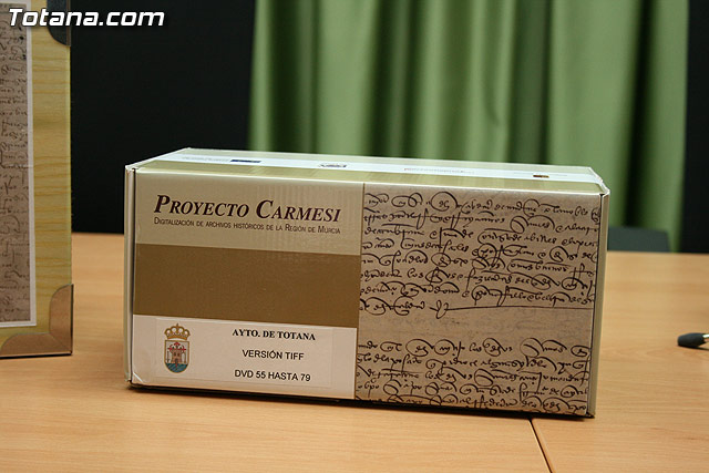 El alcalde de Totana hace entrega al ayuntamiento de Aledo 123 archivos digitales - 5