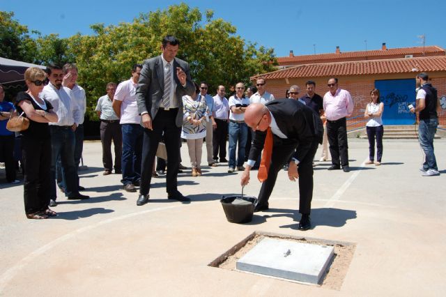 El pabellón deportivo del instituto Salvador Sandoval torreño ya tiene su primera piedra - 3, Foto 3