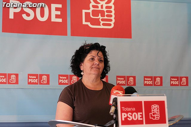 Rueda de prensa PSOE Totana, Foto 1