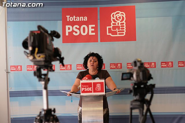 Rueda de prensa PSOE Totana, Foto 2