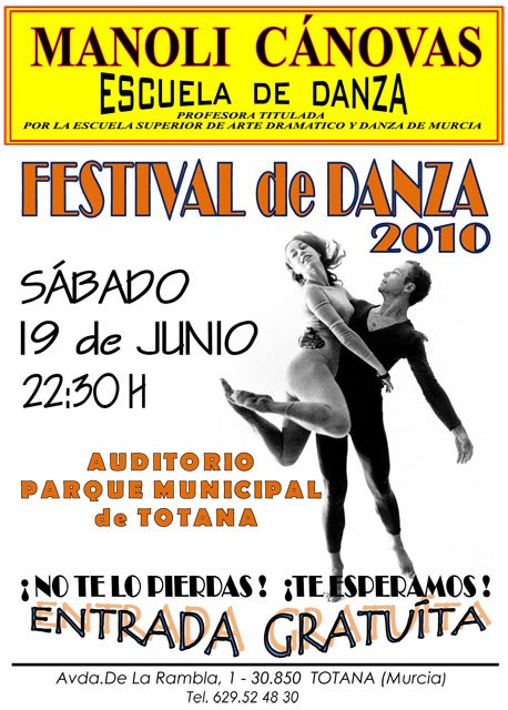 La escuela de danza Manoli Cánovas celebra el sábado su festival fin de curso, Foto 1