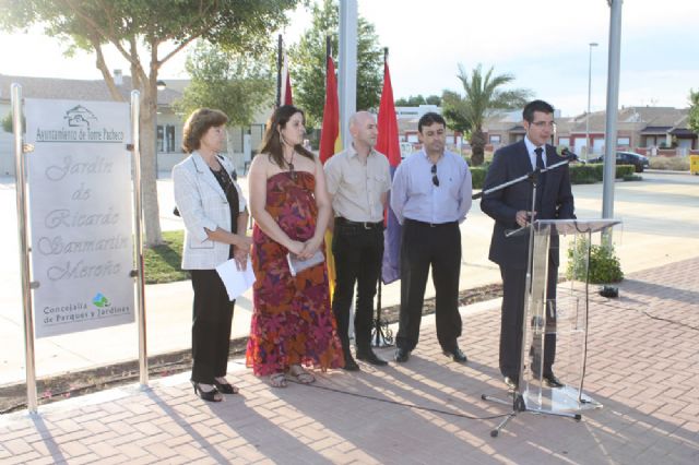 Inaugurado un jardín en Balsicas en homenaje a Ricardo Sanmartin Meroño - 3, Foto 3
