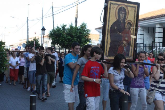 La Cruz y el Icono de las Jornadas Mundiales de la Juventud visitan Torre-Pacheco - 5, Foto 5