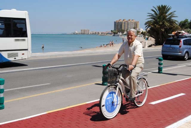 Un nuevo carril-bici de 7,5kilómetros une Las Brisas con Veneziola en La Manga de San Javier - 2, Foto 2