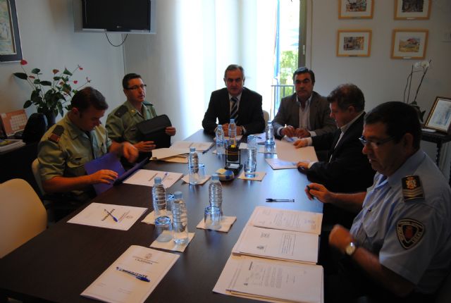 González Tovar copreside la Junta Local de Seguridad en Calasparra - 1, Foto 1