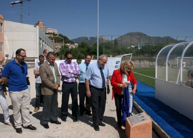 Inaugurada la primera pista de fútbol 7 del municipio junto al complejo deportivo El Salvador - 2, Foto 2