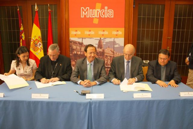 Alquerías recuperará su iglesia restaurada gracias al acuerdo entre el Ayuntamiento, Obispado y CajaMurcia - 2, Foto 2