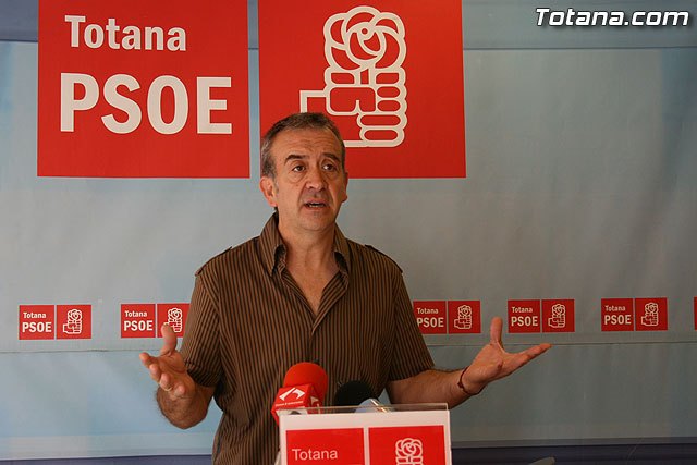 El PSOE propone un gobierno de conciliación presidido por el PP para sacar a Totana de la crisis, Foto 1