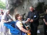 Mons. Lorca Planes se une a los 1.800 peregrinos de la Hospitalidad de Lourdes de la dicesis de Cartagena