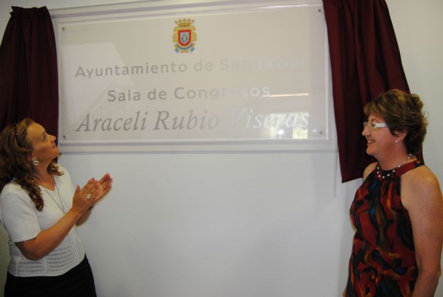 La alcaldesa inaugura un salón de congresos dedicado a la memoria de Araceli Rubio, técnico de Turismo municipal fallecida el pasado año - 2, Foto 2
