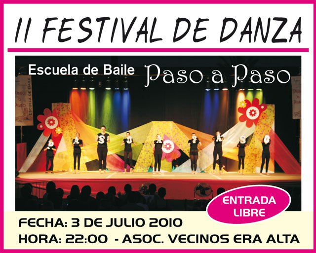 El II Festival de Danza Paso a paso tendrá lugar el sábado 3 de julio, Foto 1