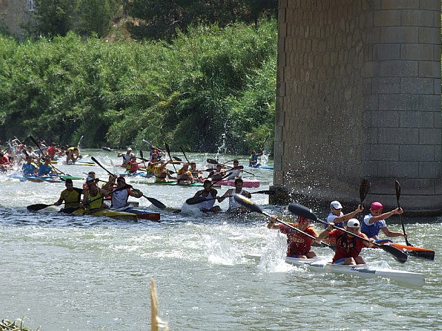 Más de 200 palista se dan cita en el descenso nacional del río Segura de Blanca - 1, Foto 1