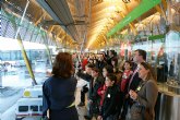 Ms de mil escolares de la Regin han conocido las ventajas del transporte areo y ferroviario