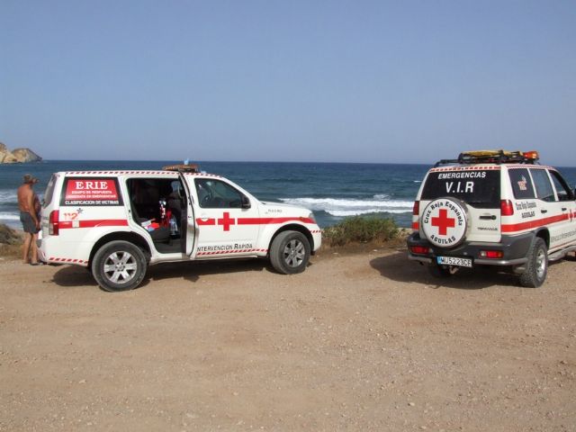 Cruz roja totaliza 1.005 asistencias durante el mes de junio dentro del  plan de cobertura de playas (copla) del ayuntamiento de Águilas - 1, Foto 1
