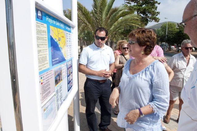 La playa de San Ginés recupera su bandera azul tras la construcción de la depuradora - 4, Foto 4