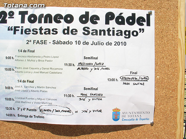 Un total de 24 parejas han participado en el II torneo de pdel 