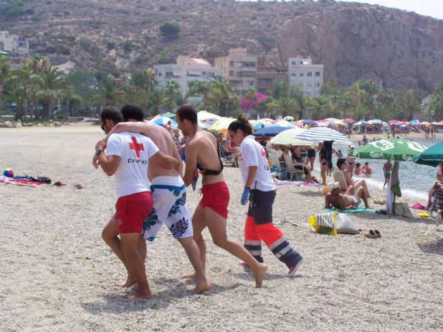 Simulacro de emergencias en las playas con Q de Calidad Turística - 1, Foto 1