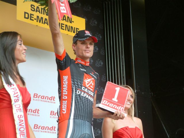 Luis León Sánchez líder virtual en el Tour de Francia, segundo en la meta de Saint-Jean-de-Maurienne - 1, Foto 1