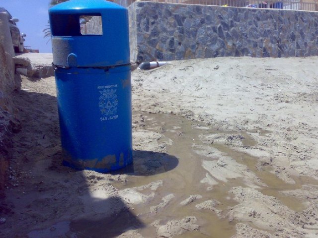 UPyD denuncia el mal estado de algunas playas de La Manga - 3, Foto 3