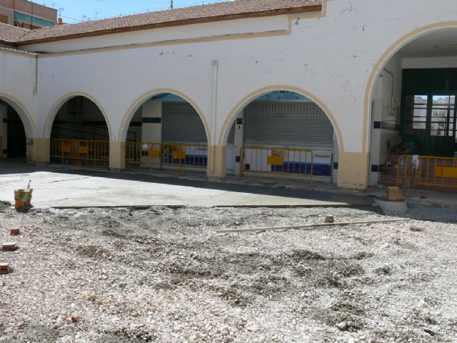Las obras del patio central del Mercado de Abastos podrían estar concluidas a principios del mes de agosto - 1, Foto 1