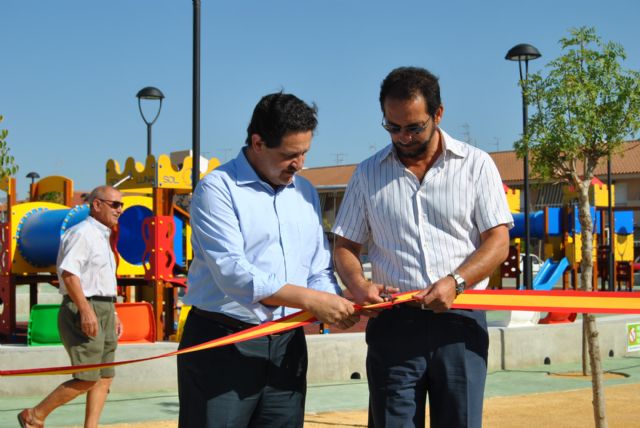 Los vecinos de Lo Pagán ya pueden disfrutar de un nuevo parque - 1, Foto 1