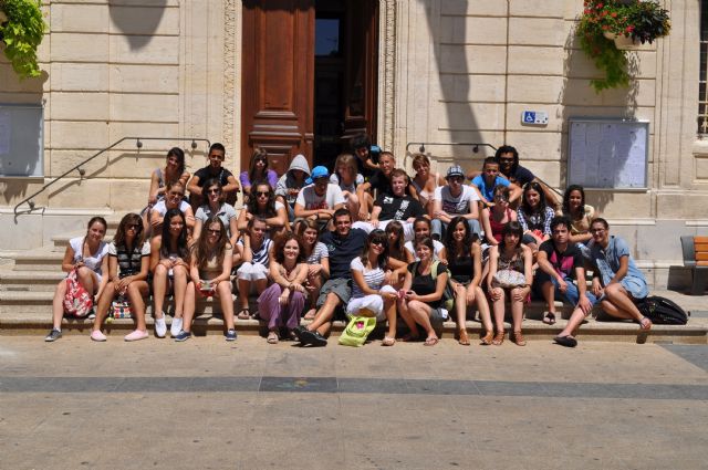 18 jóvenes lorquinos han participado en un programa de intercambio cultural con el municipio francés de Mauguio - 1, Foto 1