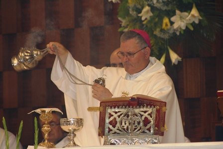 Mons. Lorca Planes preside la Misa de Ntra. Sra. del Carmen en la iglesia castrense de Cartagena - 1, Foto 1