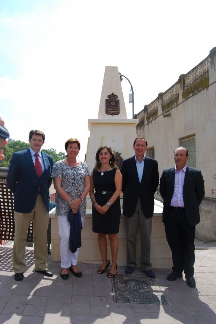 Un monolito recuerda la antigua división de los concejos de Cartagena, Lorca y Murcia - 1, Foto 1