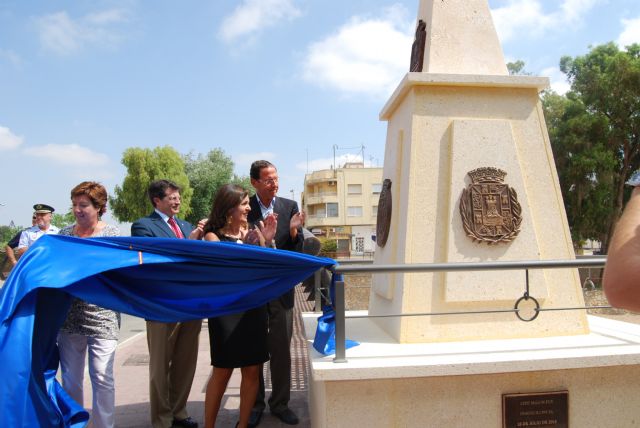 Un monolito recuerda la antigua división de los concejos de Cartagena, Lorca y Murcia - 2, Foto 2