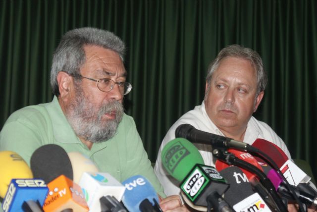 Cándido Méndez e Ignacio Fernández Toxo visitan Murcia acompañados de los Secretarios generales de UGT y CCOO en la Región - 1, Foto 1