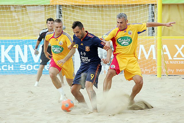España cae ante Rumania en la ultima jornada de la Liga Europea Futbol Playa - 1, Foto 1