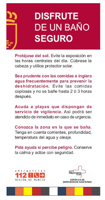 La Comunidad distribuye folletos y carteles con consejos para disfrutar de un baño seguro - 2, Foto 2