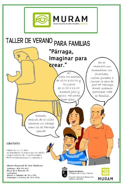 El MURAM ofrece este verano talleres familiares y rutas modernistas - 2, Foto 2