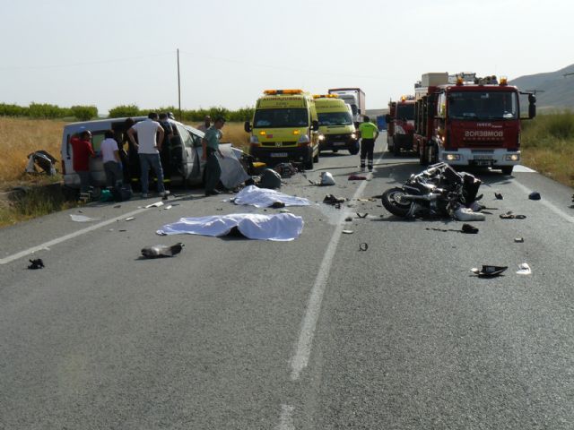 Dos motoristas fallecen en un accidente de tráfico en la carretera que une Cieza y Jumilla - 1, Foto 1