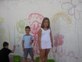 Más de un centenar de niños participa en 'La Pintura en muro'