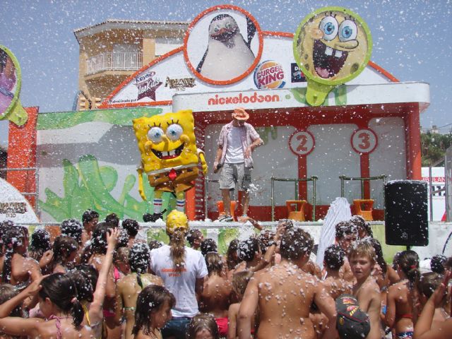 Bob Esponja se rodeó de niños en La Puntica - 1, Foto 1