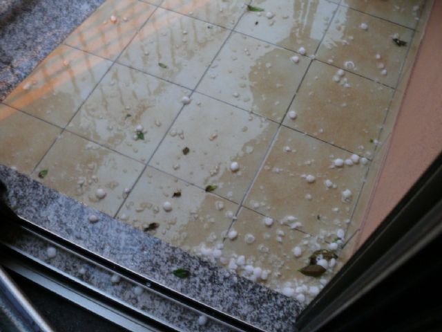 Caen casi 30 litros por metro cuadrado en Jumilla en tan solo media hora - 1, Foto 1