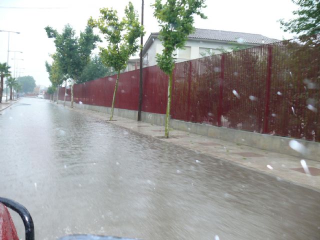 Caen casi 30 litros por metro cuadrado en Jumilla en tan solo media hora - 2, Foto 2