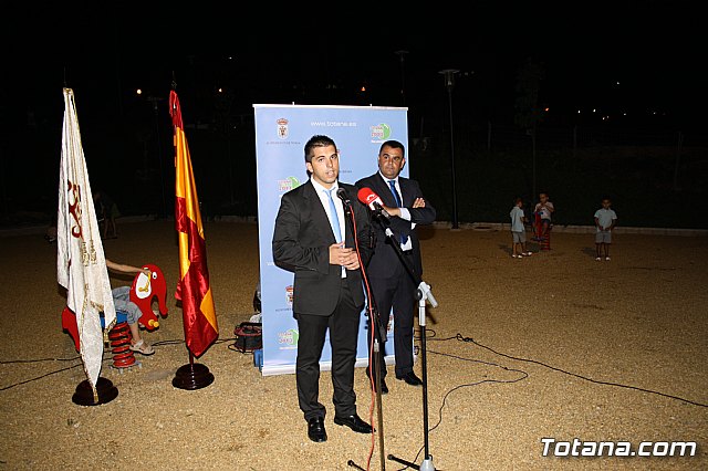 Inauguran las obras de acondicionamiento integral del jardn de la calle Canarias, ubicado en el barrio de San Roque - 1