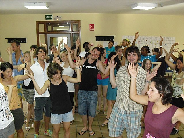 40 jóvenes de una decena de países terminan mañana un intercambio de jóvenes europeos sobre creatividad y migraciones en Puntas de Calnegre - 1, Foto 1