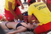 Efectivos de San Javier, Cartagena y 061 participaron en la I Jornada interdisciplinar en rescate en playas y accidentes de tráfico