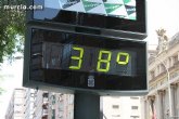 Alerta roja por la posibilidad de temperatura extremas en la Regi�n de Murcia a partir de las 14:00 horas de hoy  27/08/2010