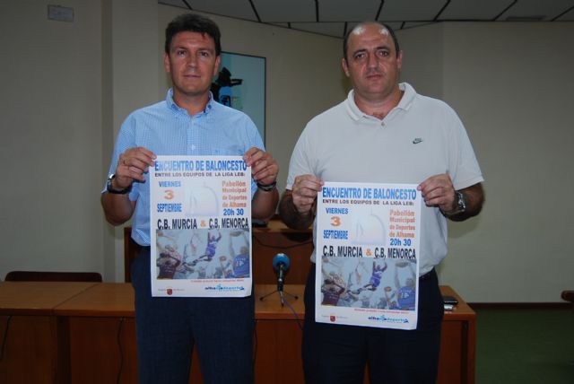 El pabelln de deportes acoge el primer partido de pretemporada del CB Murcia, Foto 1