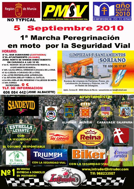 Primera Edición de la Marcha Peregrinación en Moto por la Seguridad Vial - 1, Foto 1