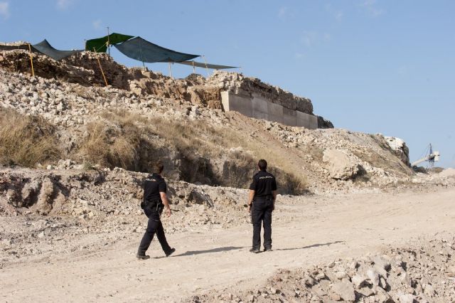 Aparece un obús de la Guerra Cantonal en las excavaciones del Molinete - 2, Foto 2