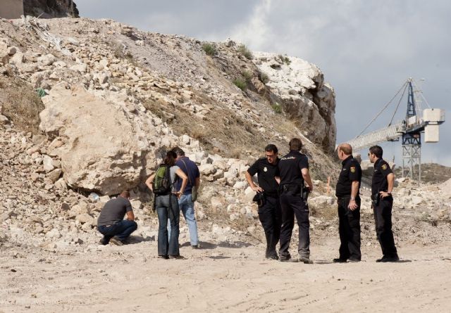 Aparece un obús de la Guerra Cantonal en las excavaciones del Molinete - 5, Foto 5