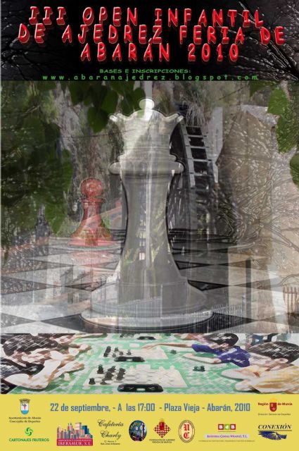 Organizado el tercer Open Infantil de Ajedrez Feria de Abarán - 1, Foto 1