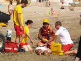 Proteccin Civil de Cartagena rescat a 238 personas en las playas durante julio y agosto