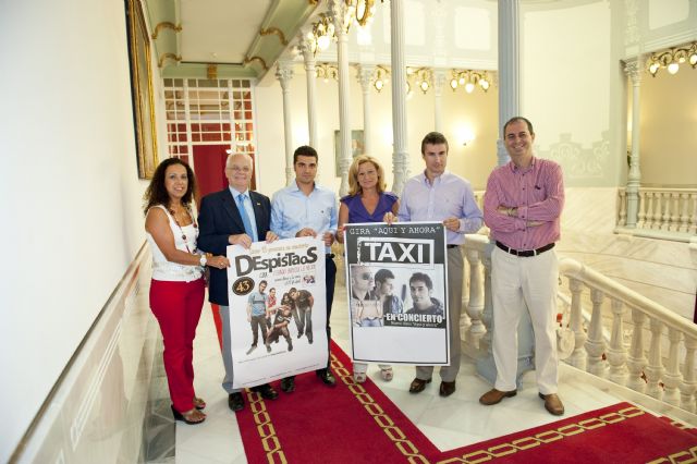 Despistaos, La Caja de Pandora y Taxi, en el Concierto Amstel de Carthagineses y Romanos - 1, Foto 1