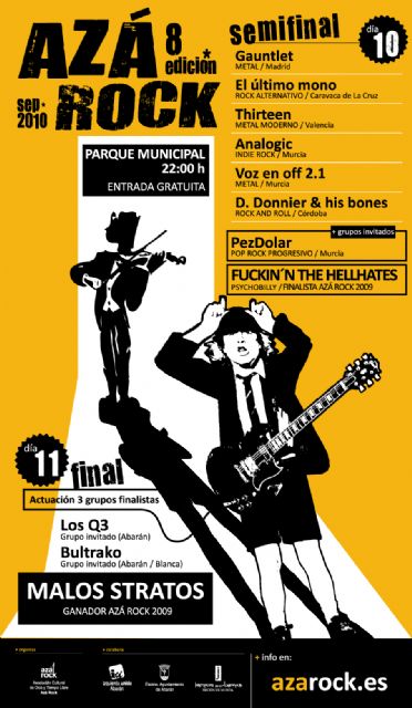 Aza Rock 2010: Festival Pop- Rock Metal de Abarán - 1, Foto 1